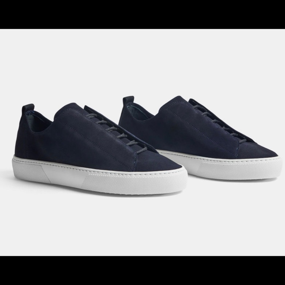 James Perse Womens concealed lace up sneaker